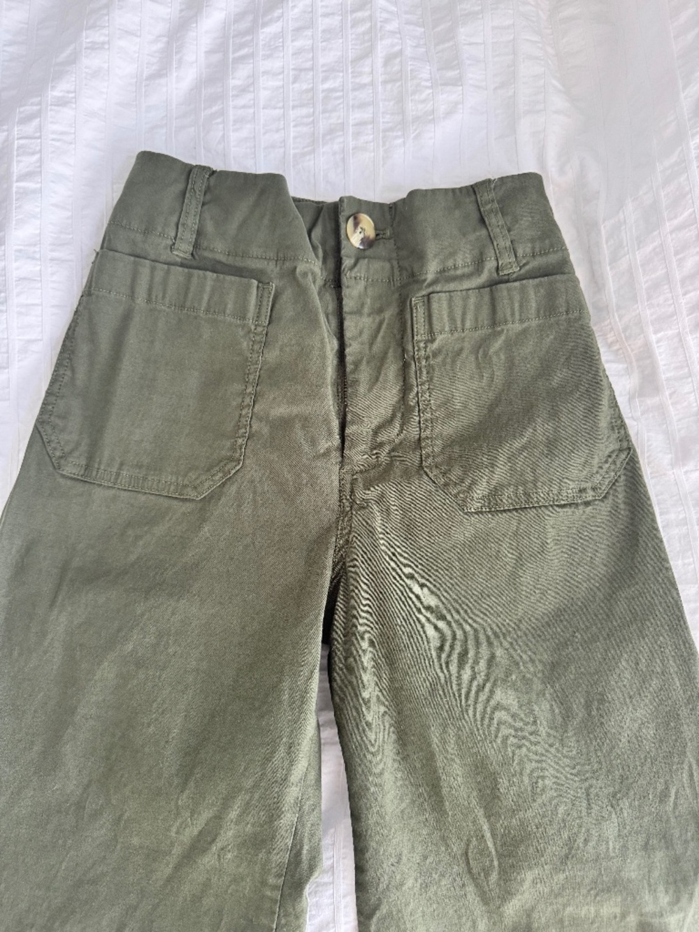 Anthropologie Colette Cropped wide leg pants by Maeve (size 25)